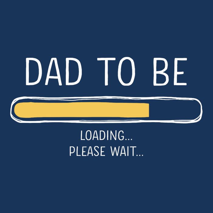 Dad To Be Loading Bar For New Father With Baby Fathers Day 16 in Basic Backpack