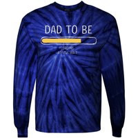 Dad To Be Loading Bar For New Father With Baby Fathers Day Tie-Dye Long Sleeve Shirt