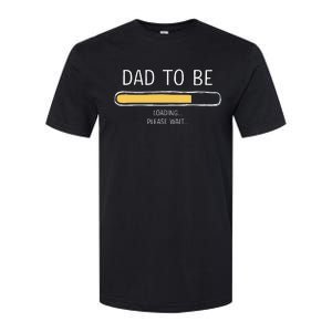 Dad To Be Loading Bar For New Father With Baby Fathers Day Softstyle CVC T-Shirt