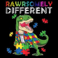 Dare To Be Yours Different Autism Awareness Dinosaur Cool Gift Bucket Hat