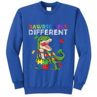 Dare To Be Yours Different Autism Awareness Dinosaur Cool Gift Sweatshirt