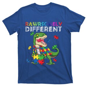 Dare To Be Yours Different Autism Awareness Dinosaur Cool Gift T-Shirt