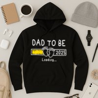 Dad To Be 2025 Dad Est 2025 Daddy To Be Promoted To Daddy Hoodie