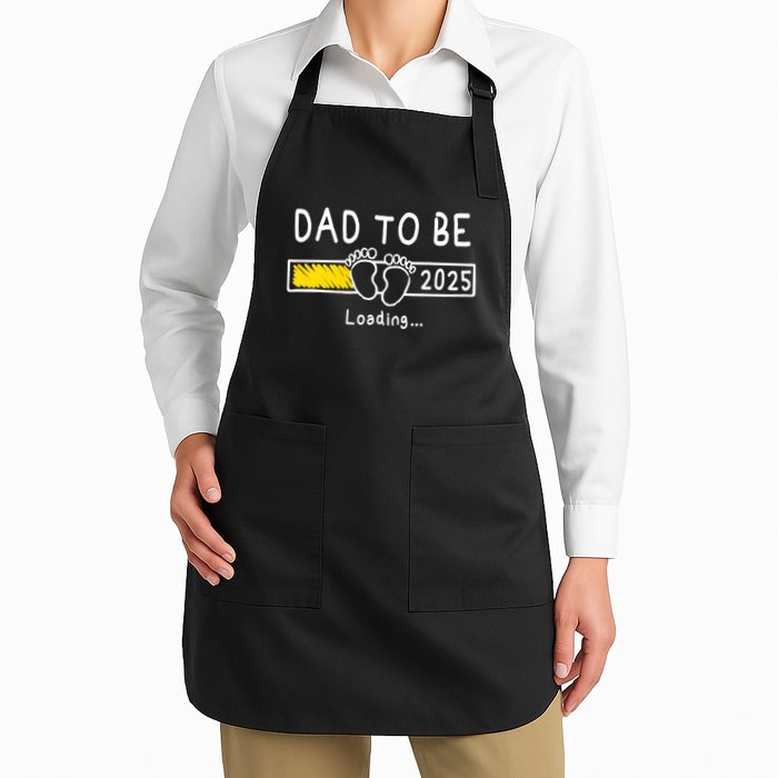 Dad To Be 2025 Dad Est 2025 Daddy To Be Promoted To Daddy Apron