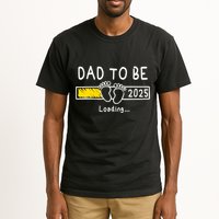 Dad To Be 2025 Dad Est 2025 Daddy To Be Promoted To Daddy Tall T-Shirt