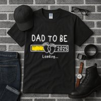 Dad To Be 2025 Dad Est 2025 Daddy To Be Promoted To Daddy Tall T-Shirt
