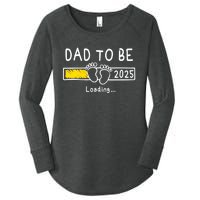 Dad To Be 2025 Dad Est 2025 Daddy To Be Promoted To Daddy Women's Perfect Tri Tunic Long Sleeve Shirt