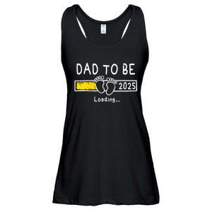 Dad To Be 2025 Dad Est 2025 Daddy To Be Promoted To Daddy Ladies Essential Flowy Tank