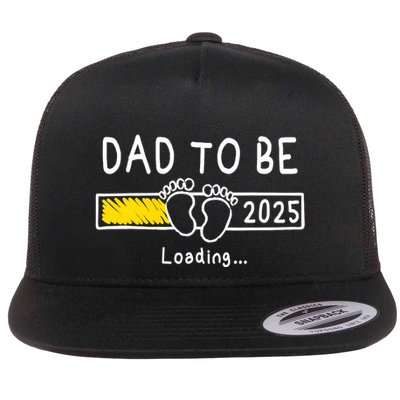 Dad To Be 2025 Dad Est 2025 Daddy To Be Promoted To Daddy Flatbill Hat
