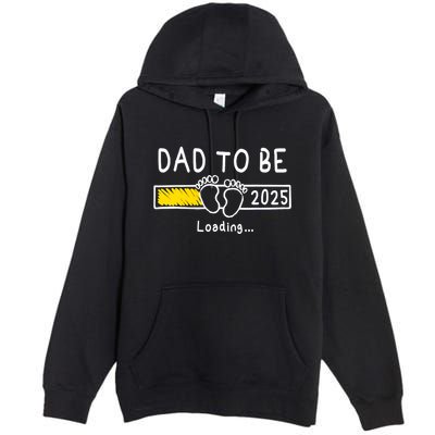 Dad To Be 2025 Dad Est 2025 Daddy To Be Promoted To Daddy Premium Pullover Hoodie