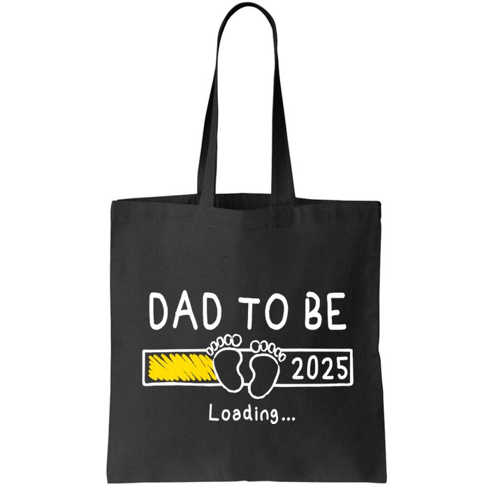 Dad To Be 2025 Dad Est 2025 Daddy To Be Promoted To Daddy Bag