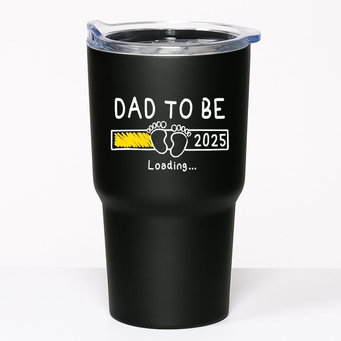 Dad To Be 2025 Dad Est 2025 Daddy To Be Promoted To Daddy Tumbler