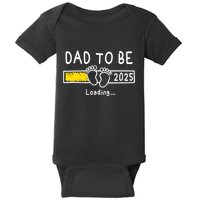 Dad To Be 2025 Dad Est 2025 Daddy To Be Promoted To Daddy Baby Bodysuit