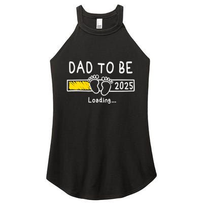 Dad To Be 2025 Dad Est 2025 Daddy To Be Promoted To Daddy Women's Perfect Tri Rocker Tank