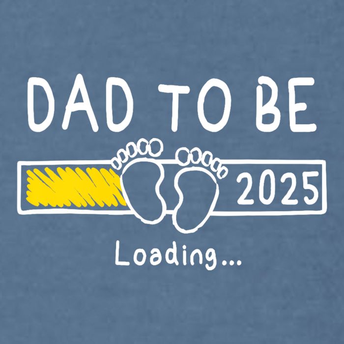 Dad To Be 2025 Dad Est 2025 Daddy To Be Promoted To Daddy Garment-Dyed Sweatshirt