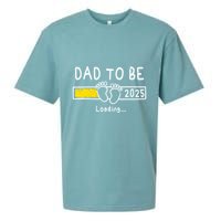 Dad To Be 2025 Dad Est 2025 Daddy To Be Promoted To Daddy Sueded Cloud Jersey T-Shirt