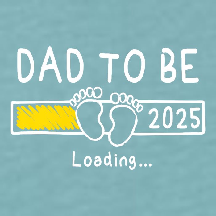 Dad To Be 2025 Dad Est 2025 Daddy To Be Promoted To Daddy Sueded Cloud Jersey T-Shirt