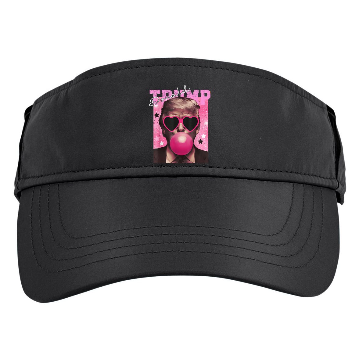 Donald Trump B.U.B.Bl.E G.U.M P.I.N.K. Sunglasses Adult Drive Performance Visor