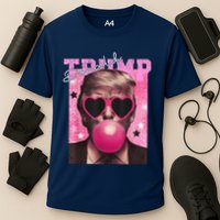 Donald Trump B.U.B.Bl.E G.U.M P.I.N.K. Sunglasses Cooling Performance Crew T-Shirt