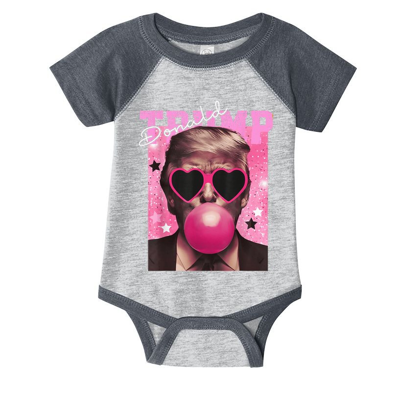 Donald Trump B.U.B.Bl.E G.U.M P.I.N.K. Sunglasses Infant Baby Jersey Bodysuit