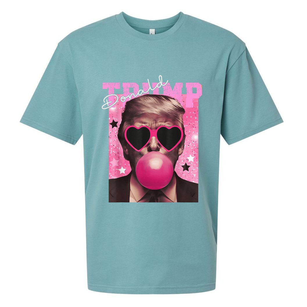 Donald Trump B.U.B.Bl.E G.U.M P.I.N.K. Sunglasses Sueded Cloud Jersey T-Shirt