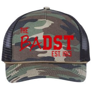 Dst The Badst Est 1913 Soror Delta Gift Retro Rope Trucker Hat Cap