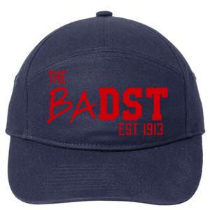 Dst The Badst Est 1913 Soror Delta Gift 7-Panel Snapback Hat