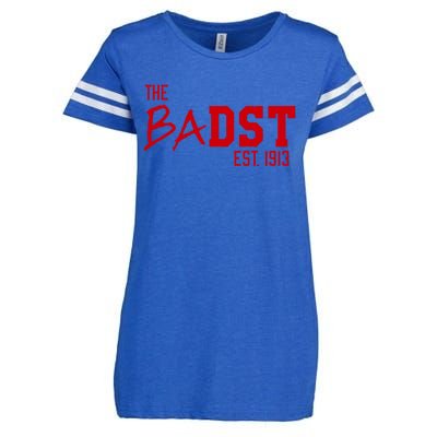 Dst The Badst Est 1913 Soror Delta Gift Enza Ladies Jersey Football T-Shirt