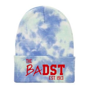 Dst The Badst Est 1913 Soror Delta Gift Tie Dye 12in Knit Beanie