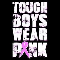 Distressed Tough Boys Wear Pink Breast Cancer Awareness Bucket Hat