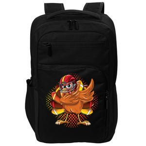 Dabbing Turkey Bowl Football Thanksgiving Cool Gift Impact Tech Backpack