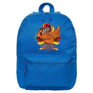 Dabbing Turkey Bowl Football Thanksgiving Cool Gift 16 in Basic Backpack