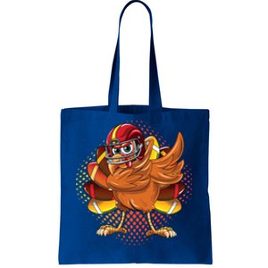 Dabbing Turkey Bowl Football Thanksgiving Cool Gift Tote Bag