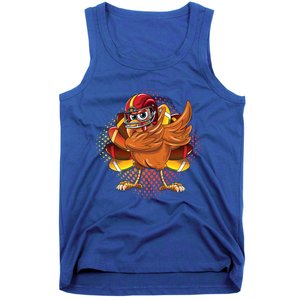 Dabbing Turkey Bowl Football Thanksgiving Cool Gift Tank Top