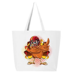 Dabbing Turkey Bowl Football Thanksgiving Cool Gift 25L Jumbo Tote