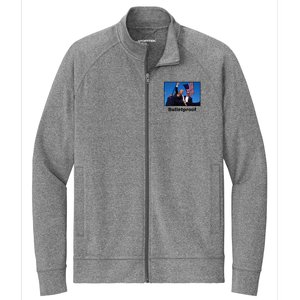 Donald Trump Bulletproof 2024 Presidential Candidate 45 Stretch Full-Zip Cadet Jacket