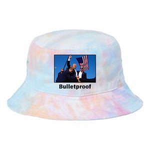 Donald Trump Bulletproof 2024 Presidential Candidate 45 Tie Dye Newport Bucket Hat