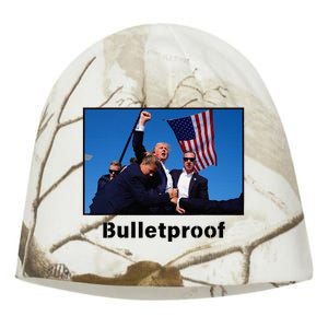 Donald Trump Bulletproof 2024 Presidential Candidate 45 Kati - Camo Knit Beanie