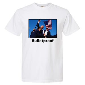 Donald Trump Bulletproof 2024 Presidential Candidate 45 Garment-Dyed Heavyweight T-Shirt