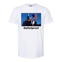 Donald Trump Bulletproof 2024 Presidential Candidate 45 Softstyle CVC T-Shirt