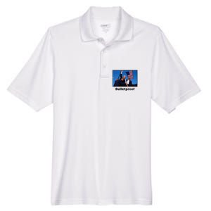 Donald Trump Bulletproof 2024 Presidential Candidate 45 Men's Origin Performance Pique Polo