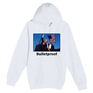 Donald Trump Bulletproof 2024 Presidential Candidate 45 Premium Pullover Hoodie