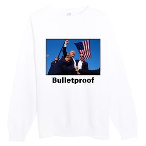 Donald Trump Bulletproof 2024 Presidential Candidate 45 Premium Crewneck Sweatshirt