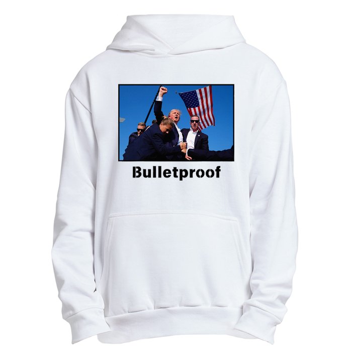 Donald Trump Bulletproof 2024 Presidential Candidate 45 Urban Pullover Hoodie