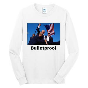 Donald Trump Bulletproof 2024 Presidential Candidate 45 Tall Long Sleeve T-Shirt