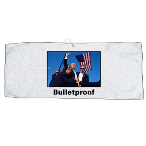 Donald Trump Bulletproof 2024 Presidential Candidate 45 Large Microfiber Waffle Golf Towel