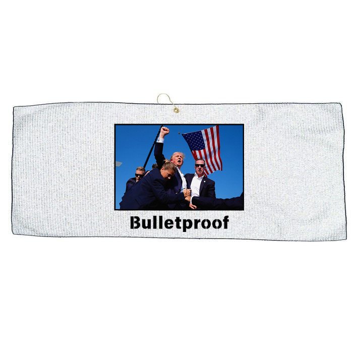 Donald Trump Bulletproof 2024 Presidential Candidate 45 Large Microfiber Waffle Golf Towel