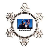 Donald Trump Bulletproof 2024 Presidential Candidate 45 Metallic Star Ornament