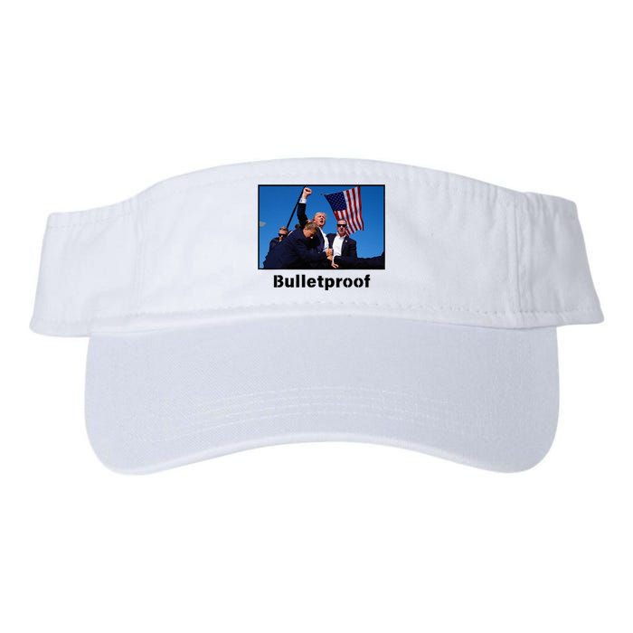 Donald Trump Bulletproof 2024 Presidential Candidate 45 Valucap Bio-Washed Visor