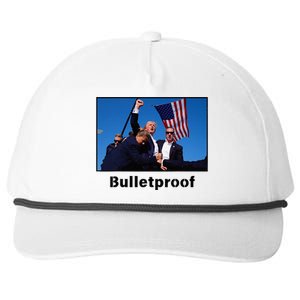 Donald Trump Bulletproof 2024 Presidential Candidate 45 Snapback Five-Panel Rope Hat